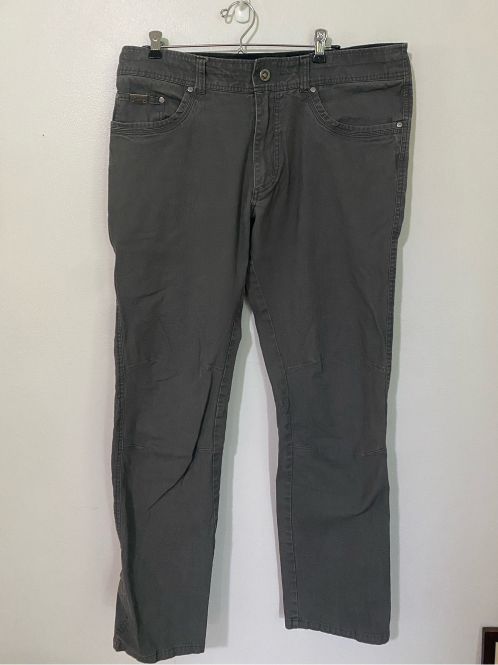 Kuhl Kanvus Canvas Pant 36x34 Mens Gray Work Hike